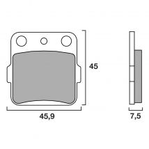 REBAJAS Pastillas de freno Brembo Delanteras/traseras de metal sinterizado (según modelo)