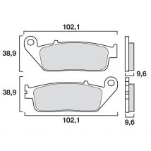 REBAJAS Pastillas de freno Brembo Delanteras de metal sinterizado