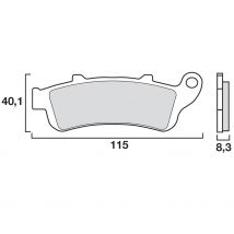REBAJAS Pastillas de freno Brembo "LA" delanteras de metal sinterizado