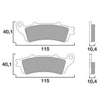 REBAJAS Pastillas de freno Brembo Traseras de metal sinterizado