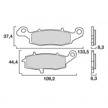 REBAJAS Pastillas de freno Brembo Traseras/delanteras orgánicas (según modelo)