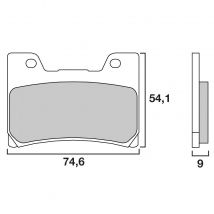 REBAJAS Pastillas de freno Brembo Delanteras de metal sinterizado