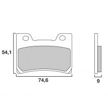REBAJAS Pastillas de freno Brembo Delanteras de metal sinterizado