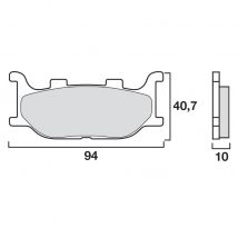 REBAJAS Pastillas de freno Brembo "LA" delanteras de metal sinterizado