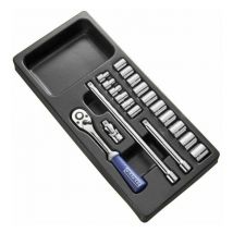 Llave de carraca Expert Módulo de llaves de tubo y carraca 3/8'' - bandeja de plástico