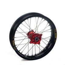 REBAJAS Rueda Haan Wheels trasera. Dimensiones: 18 x 2,15 negro/rojo