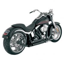 Escape completo Vance & Hines SHORTSHOTS STAGGEROJO NEGRO