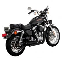 Escape completo Vance & Hines SHORTSHOTS STAGGEROJO NEGRO