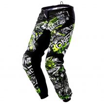 REBAJAS Pantalón de motocross O'Neal ELEMENT ATTACK - NEGRO AMARILLO FLÚOR - 2023