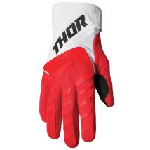 REBAJAS Guantes de motocross Thor SPECTRUM ROJO BLANCO NI?O/A