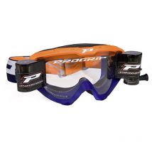 REBAJAS Gafas de motocross Progrip RIOT Roll-Off 3450RO naranja flúor/azul 2021