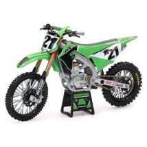 Moto a escala Newray Moto Kawasaki 450 KX Jason ANDERSON - Escala 1/12°