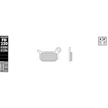 REBAJAS Pastillas de freno Galfer Traseras de metal sinterizado