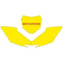 REBAJAS Adhesivo base para plástica Blackbird Plate Stickers Red