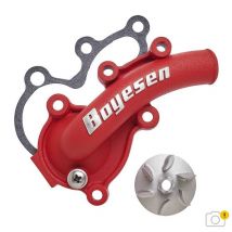 Tapa bomba del agua Boyesen Tapa + hélice SuperCooler - rojo