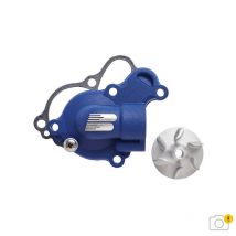 Tapa bomba del agua Boyesen Kit + hélice Supercooler - Azul
