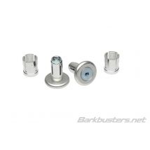 REBAJAS Contrapesos de manillar Barkbusters anodizados color plata
