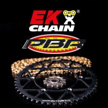 REBAJAS Kit cadenas EK CHAIN PBR 520MRD7 12/50 - corona ultraligera anodizado duro