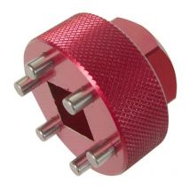 Casquillo Jmp Vaso almenado cilíndrico columna Øint23mm Øext31,5mm 6 muescas MV Agusta