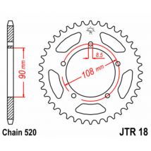 Corona JT. acero estándar 18 - Paso 520