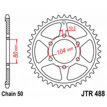 Corona JT. acero estándar 488 - Paso 530