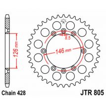 REBAJAS Corona JT. acero estándar 805 - Paso 428