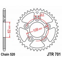 Corona JT. acero estándar 701 - Paso 520
