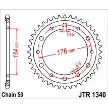 Corona JT. acero estándar 1340 - Paso 530