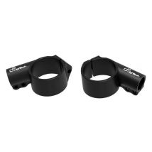 REBAJAS Manillar LighTech Ø52 mm altura +0 mm desplazamiento +20 mm/10° - Negro