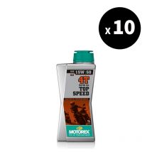 REBAJAS Aceite de motor Motorex Top Speed 4T Oil - 15W50 10x1L