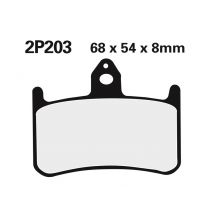 REBAJAS Pastillas de freno Nissin Juego pastillas de freno 2P203NS Del.