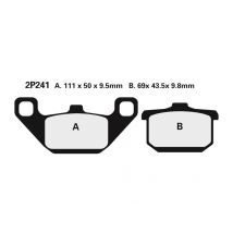 REBAJAS Pastillas de freno Nissin Juego pastillas de freno 2P241NS Del. GPZ500 85-87