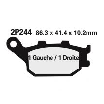 REBAJAS Pastillas de freno Nissin Juego pastillas de freno 2P244NS Tra. V-Strom/Bandit 650