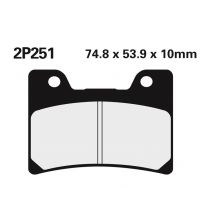 REBAJAS Pastillas de freno Nissin Juego pastillas de freno 2P251NS Del. TDM850 96-01