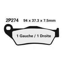 REBAJAS Pastillas de freno Nissin Juego 2P274GS Del. SX125 93-15