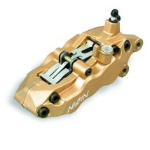 Pinzas de freno Nissin 6 pistones Izquierda - Oro
