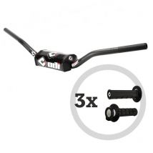 Manillar Odi Handlebar Kit - Podium Flight MX + 3 pairs of MX V2 Lock-On Half-Waffled Grips