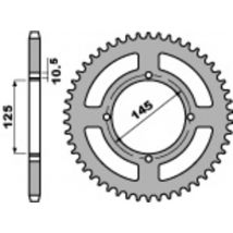 Corona PBR acero C45 estándar 857 - 520