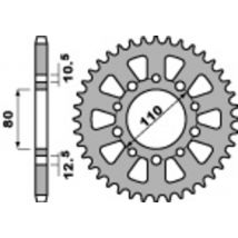 Corona PBR acero C45 estándar 334 - 530