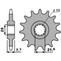Piñón de ataque PBR acero estándar 585F - 520