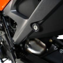REBAJAS Kit de eliminación estriberas pasajero R&G Racing Tapa orificios trasero -Negro