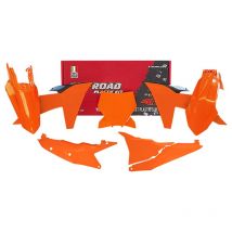 Kit de plástica Racetech (6 - Naranja / Negro