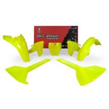 REBAJAS Kit de plástica Racetech (5 piezas) - Amarillo flúor