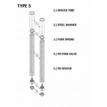 REBAJAS Kit acondicionamiento de horquilla YSS Amortiguador Front Fork Upgrade Kit