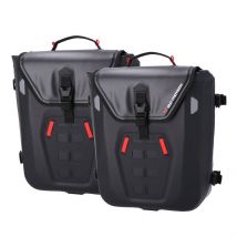Alforjas laterales SW-MOTECH SysBag WP M/M (17-23 litros/17-23 litros) completo con soporte