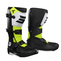 REBAJAS Botas de motocross Shot RACE 4 - NEGRO BLANCO NEON YELLOW 2023