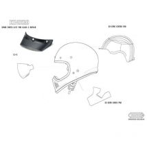 REBAJAS Repuestos Shoei COIFFE - EX-ZERO