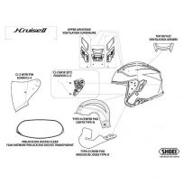 REBAJAS Repuestos Shoei J-CRUISE II