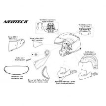 REBAJAS Repuestos Shoei NEOTEC II