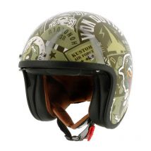 JET - REBAJAS Casco Helstons VON DUTCH WILD CAT Casco Jet Vespa